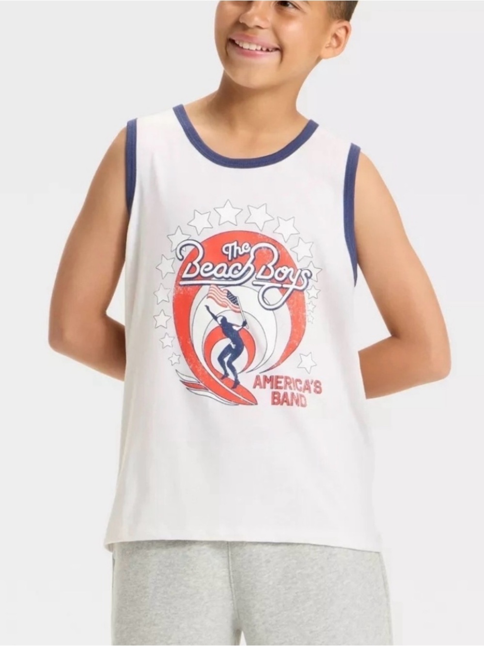 The Beach Boys White Graphic Tank XXL NWT